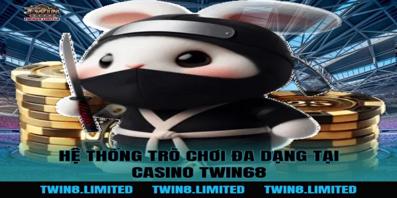 Hệ thống trò chơi đa dạng tại Casino TWIN68